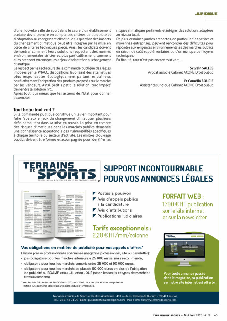 Le PNACC impacte-t-il la commande publique ? page 2